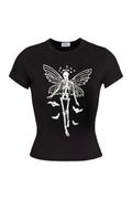 Angel Skull Tam Boy Bluz