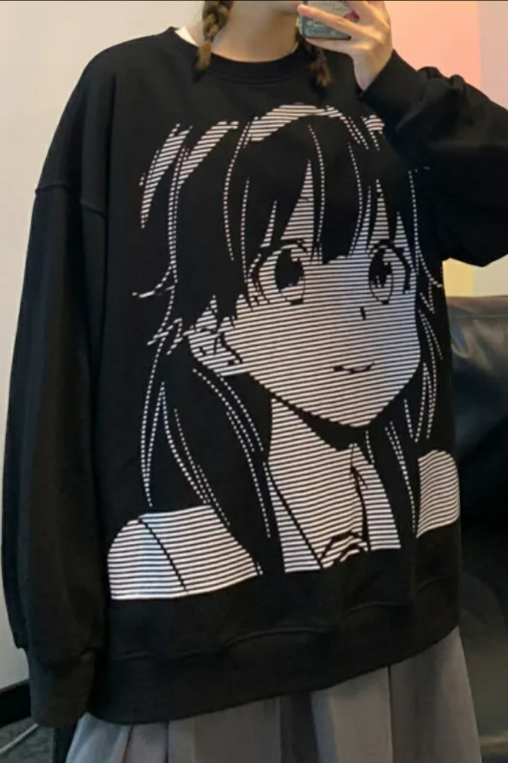 Anime Girl-Couple Sweatshirt