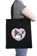 Anime Kuromi Sanrio Siyah Bez Çanta