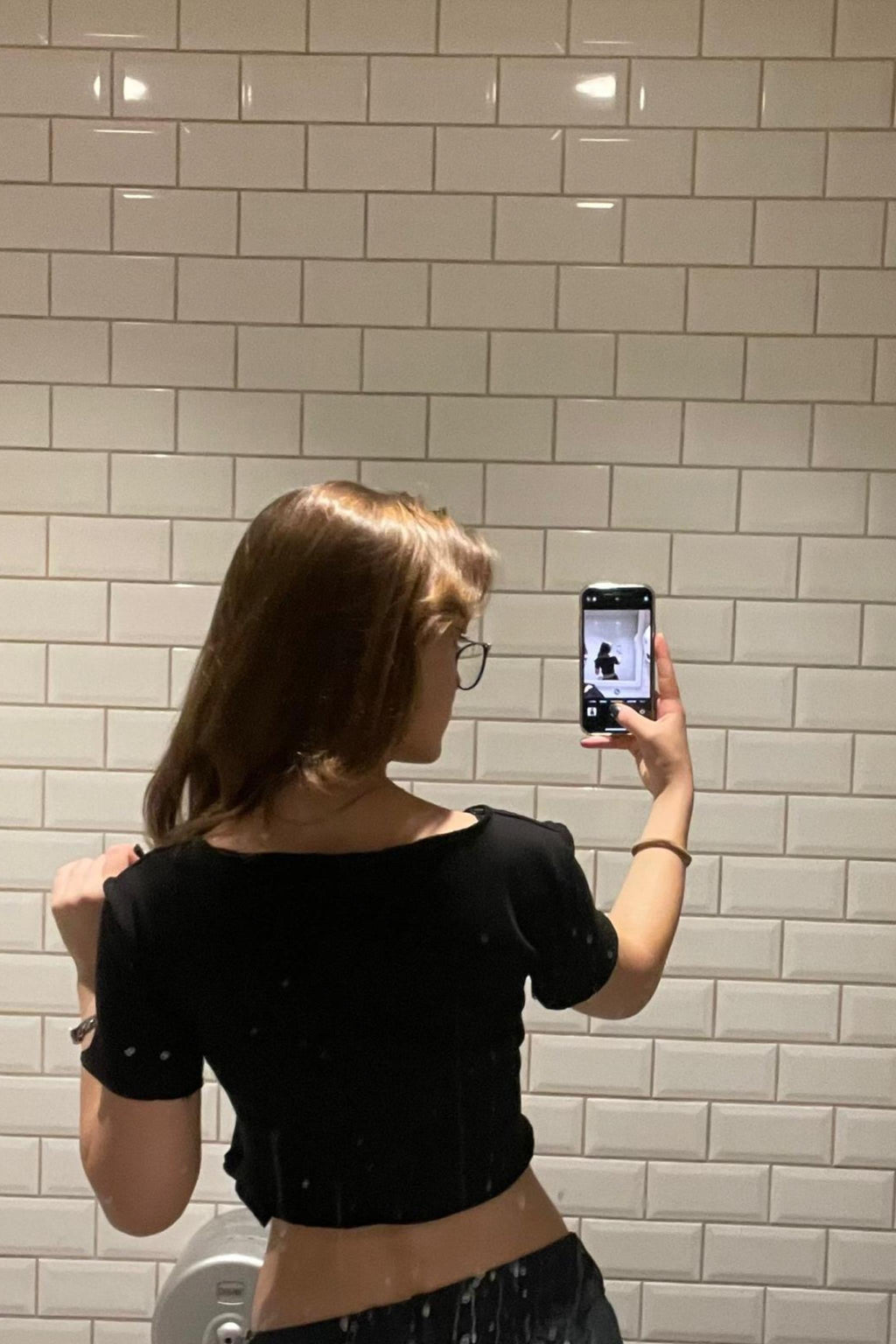 Asymmetrical Short Sleeve Bluz