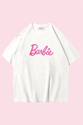 Barbi Beyaz Oversize T-shirt