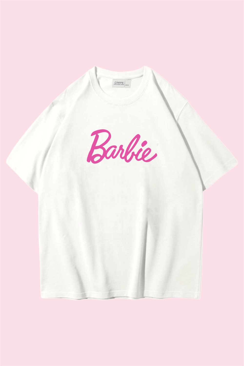 Barbi Beyaz Oversize T-shirt