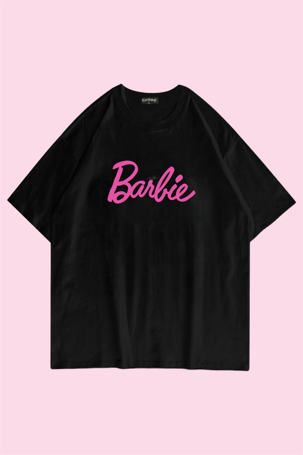 Barbi Siyah Oversize T-shirt