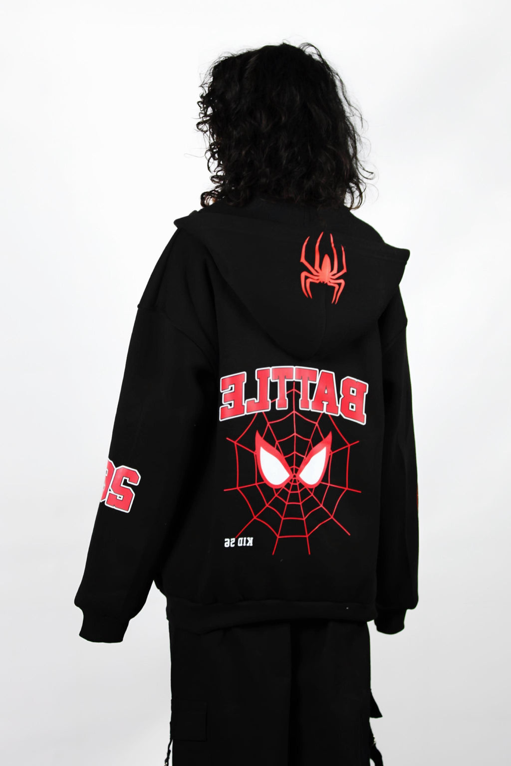 Battle Spider 3 iplik Oversive Hırka