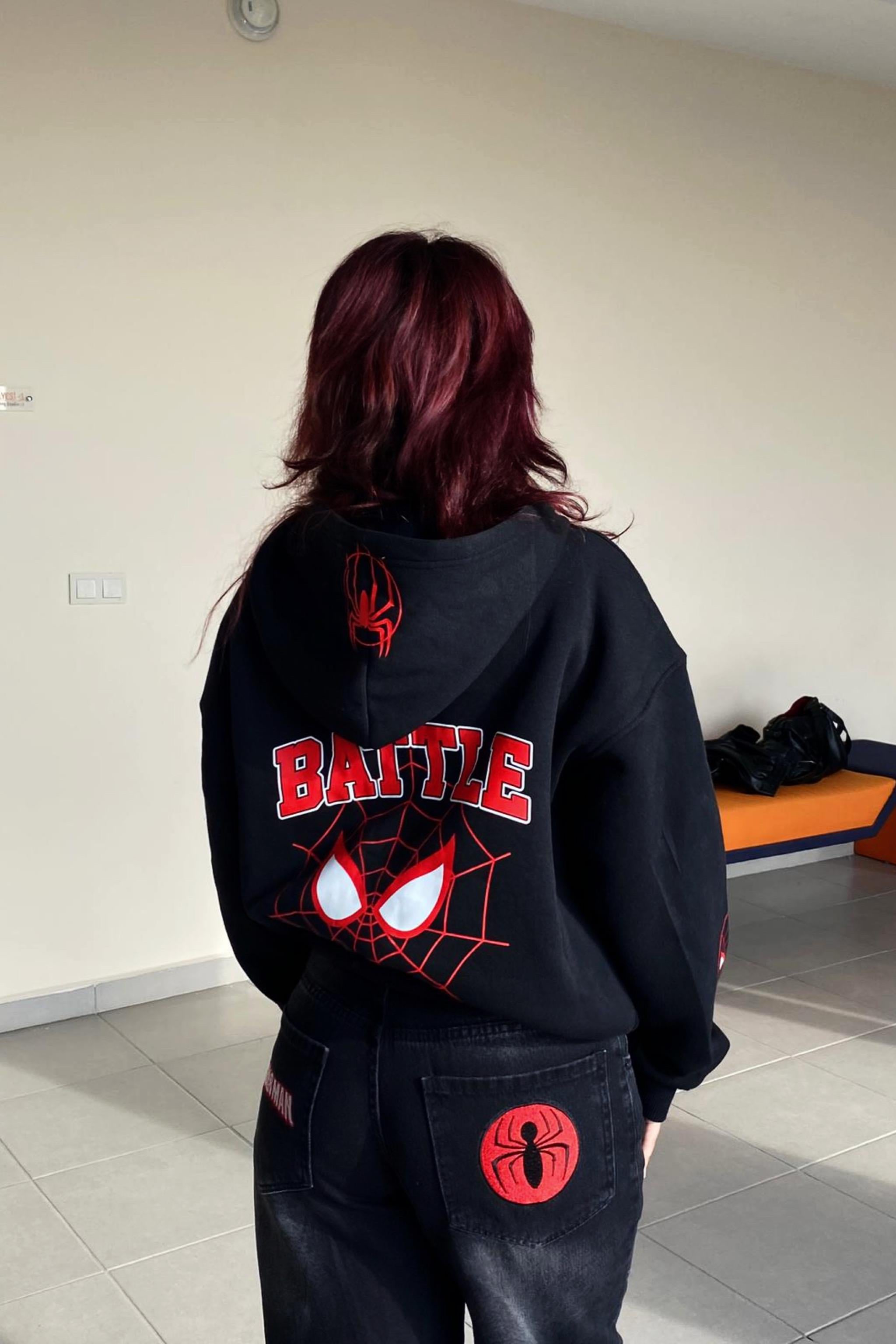 Battle Spider 3 iplik Oversive Hırka