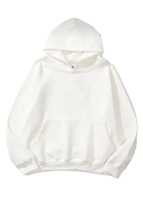 Beyaz 3 İplik Oversive Sweatshirt