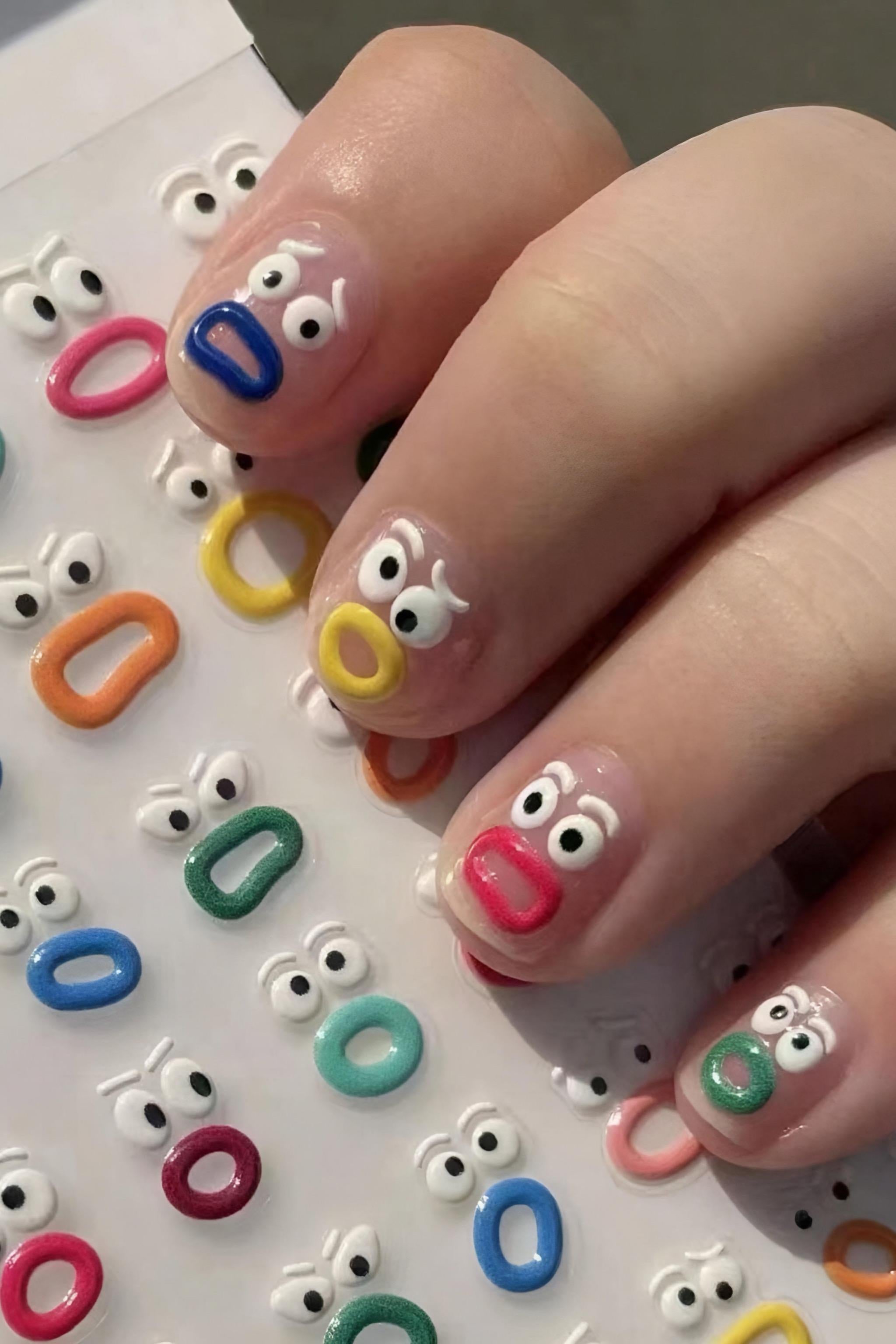 Big Mouth Nail Sticker