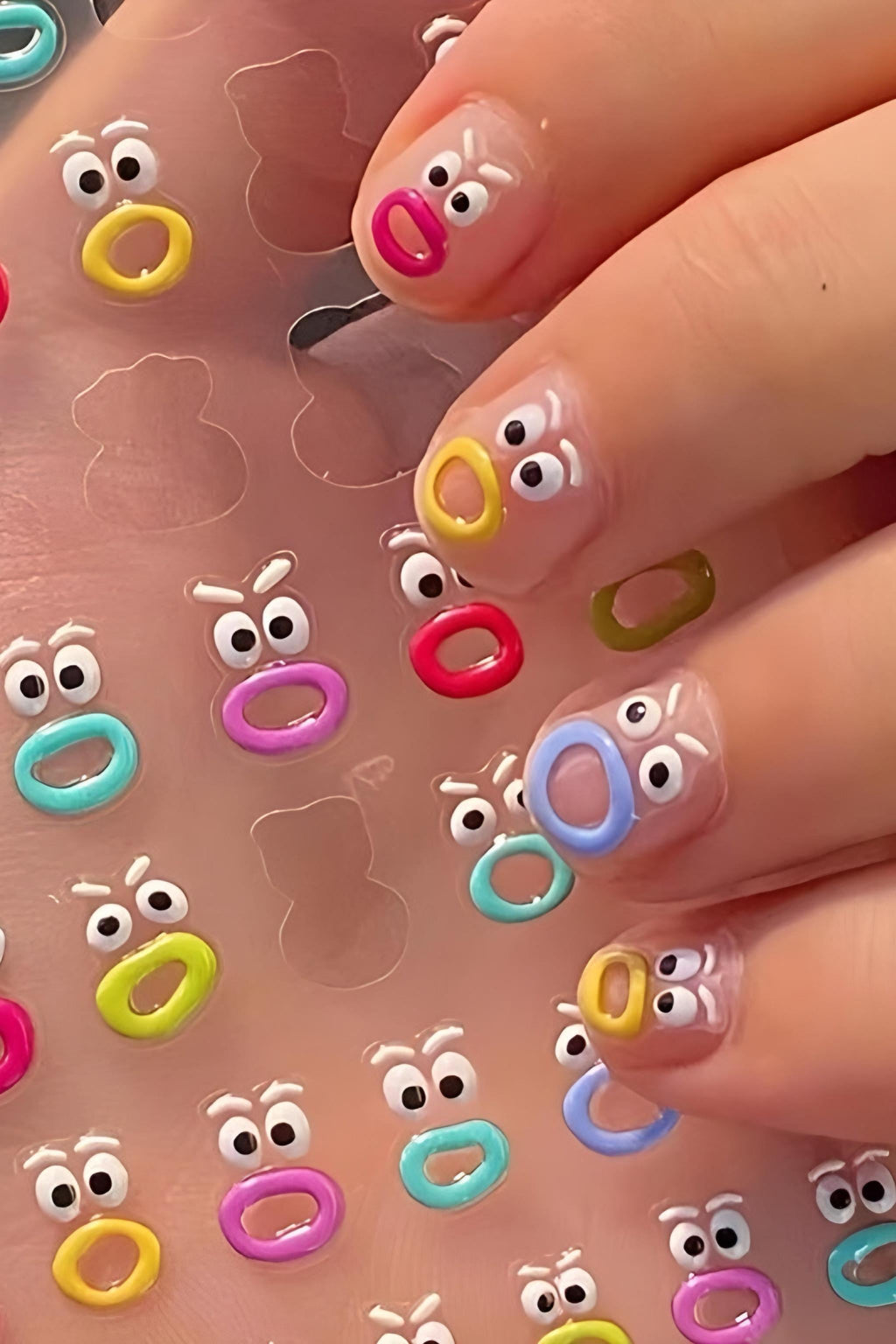 Big Mouth Nail Sticker
