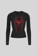 Big Red Spider Uzun Kol Tam Boy Bluz
