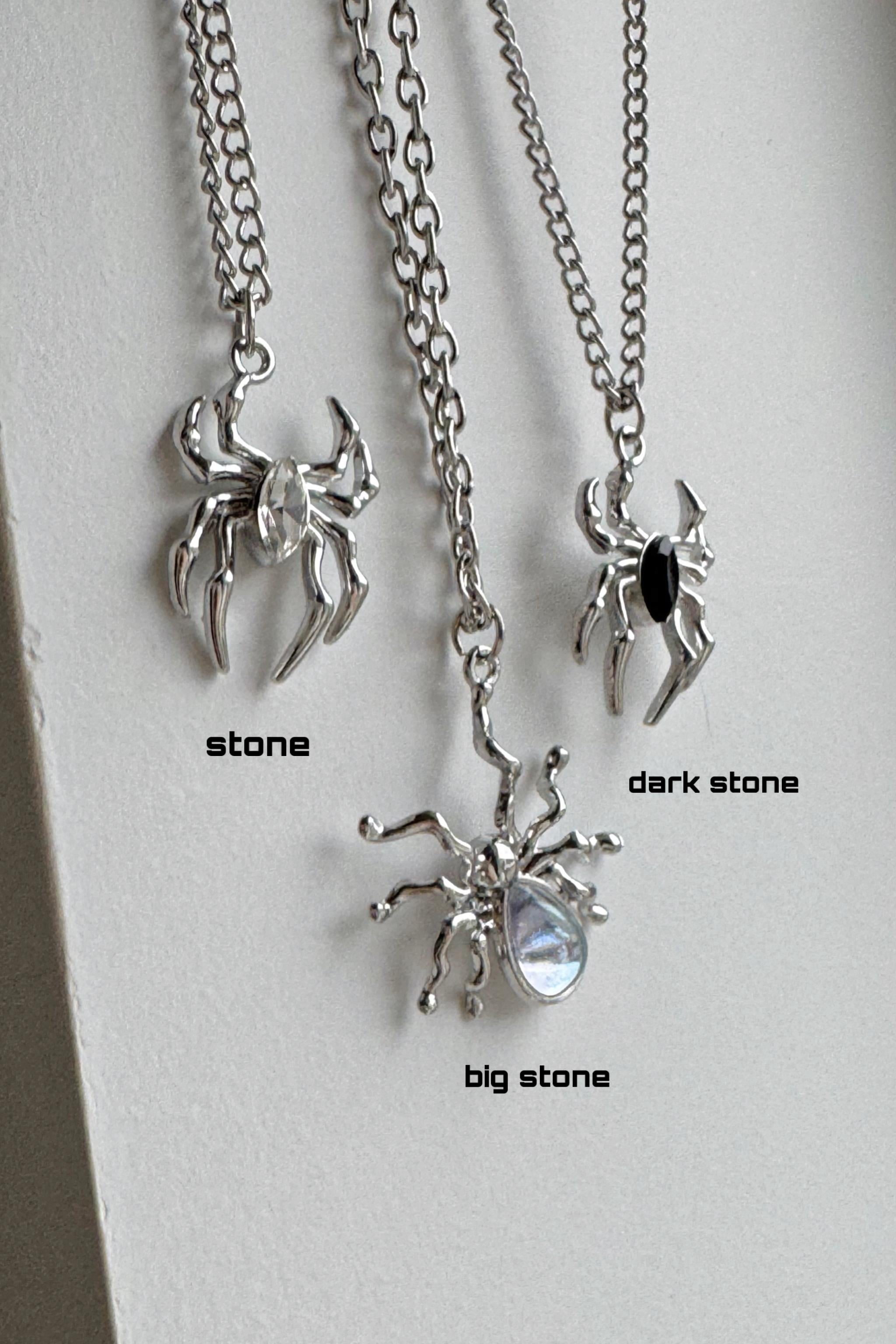 Big Stone Spider Kolye