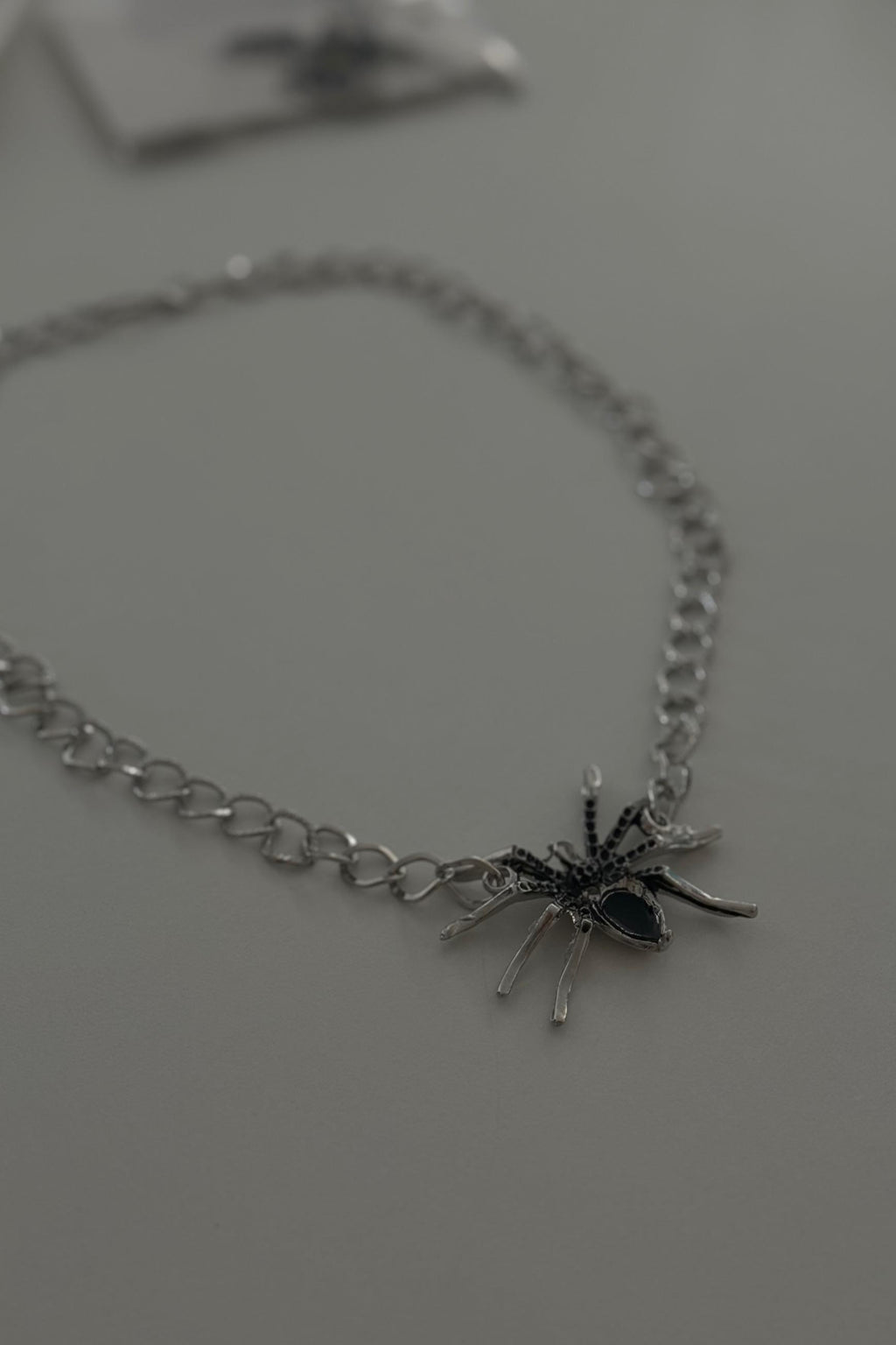 Black Big Spider Zincir Kolye