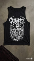 Black Carnifex Kalın Askılı Bluz