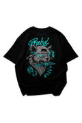 Black Cat Rebel Oversize T-shirt