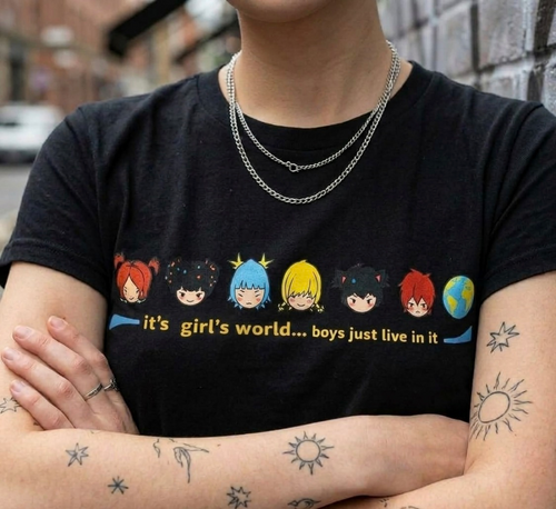 Black Girls World Oversize T-shirt