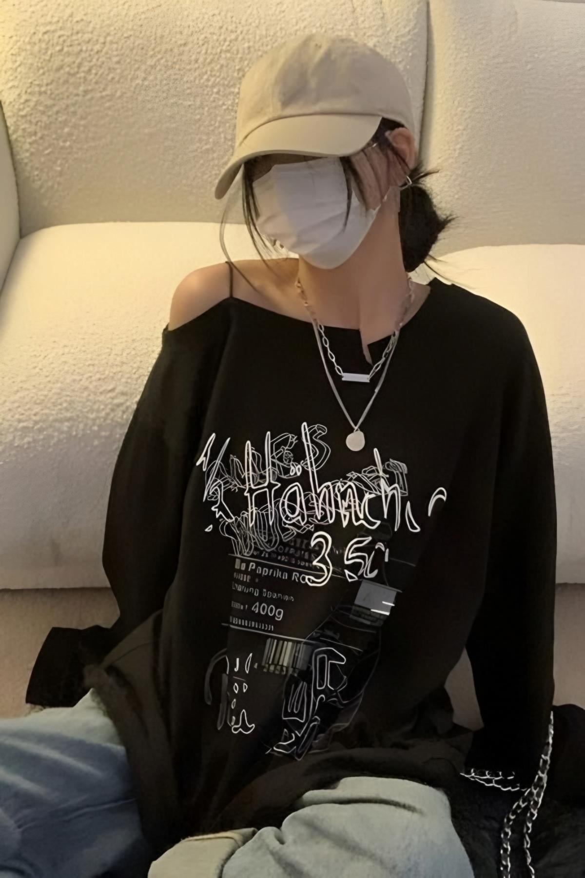 Black Hahnch 350  İnce Sweatshirt