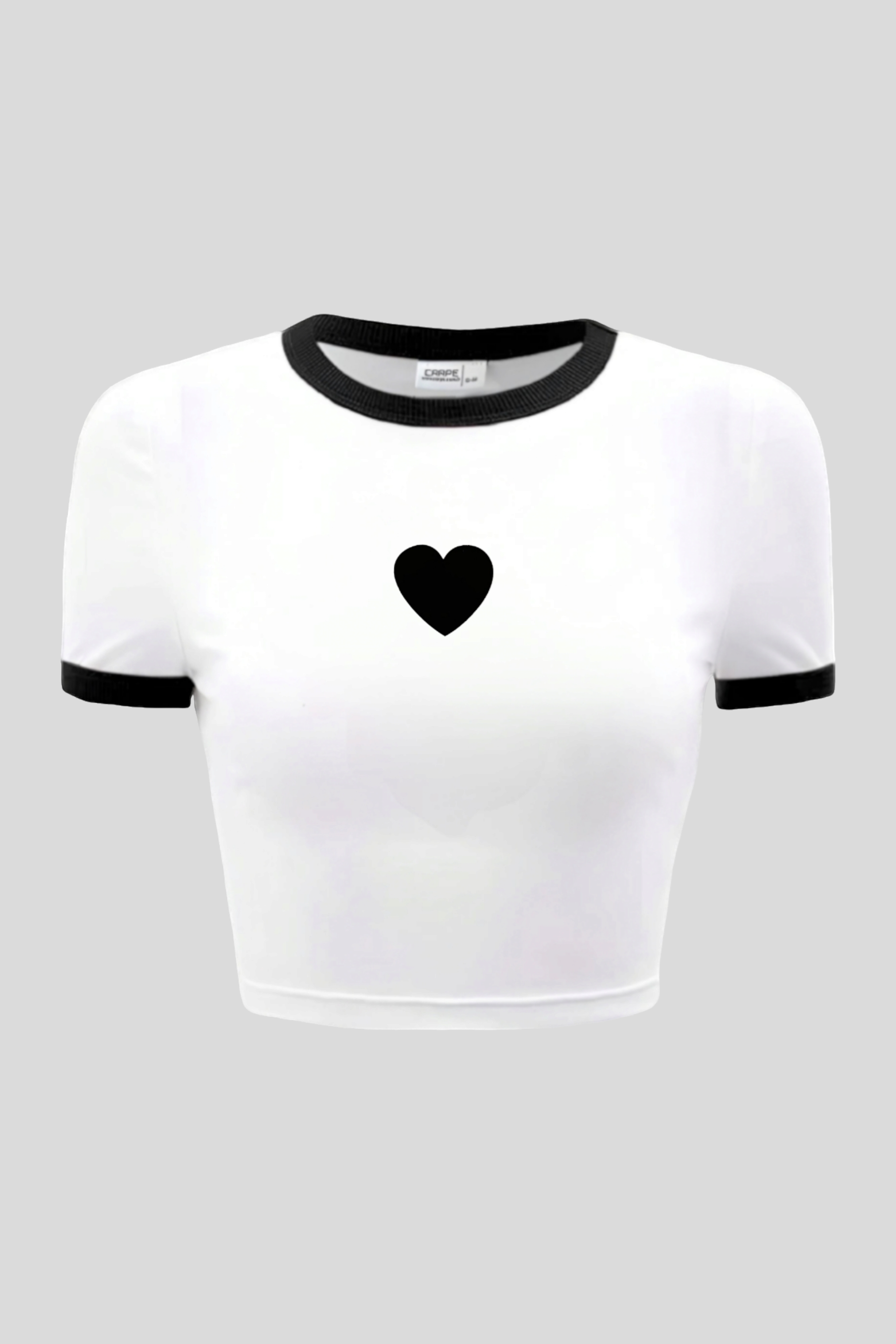 Black Heart Biyeli Crop