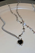 Black Heart Flash Kolye