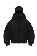 Black Kar Maskeli Oversize Hırka