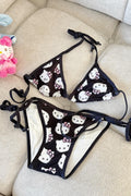 Black Kitty Bikini Takımı