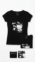 Black Kitty Kare Yaka Tam Boy Bluz