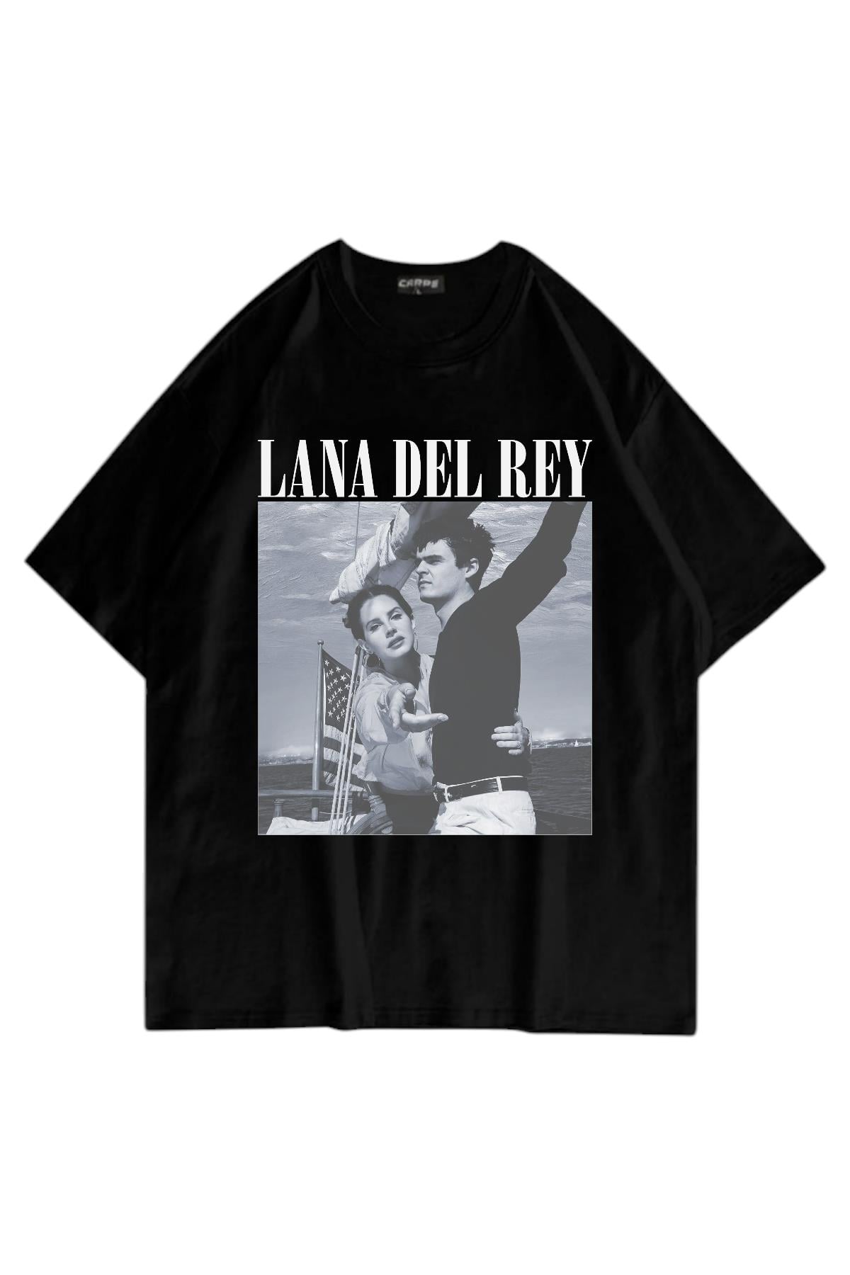 Black Lana Del Oversize T-shirt