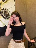 Black Layered Fitilli Bluz