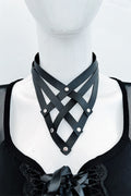 Black Leather Choker