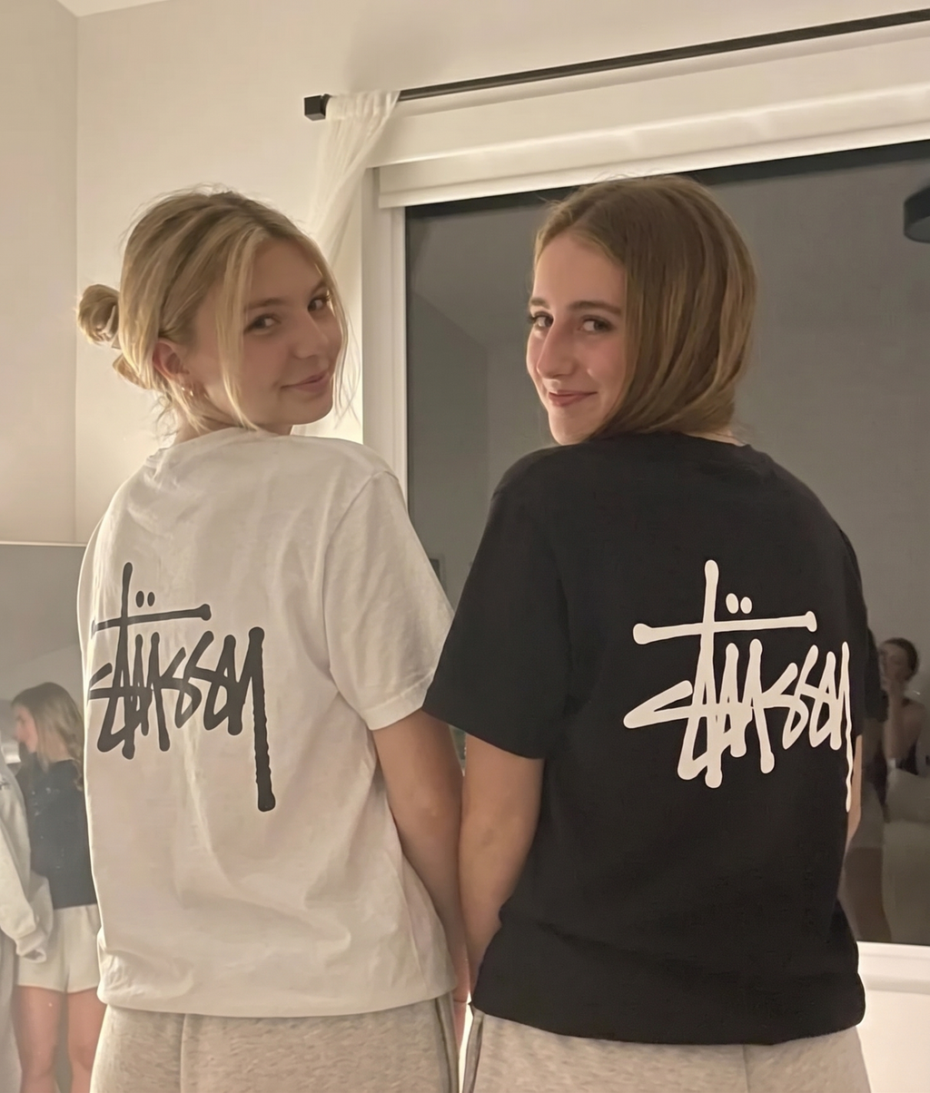 Black Sırt Graffiti Logo Oversize T-shirt