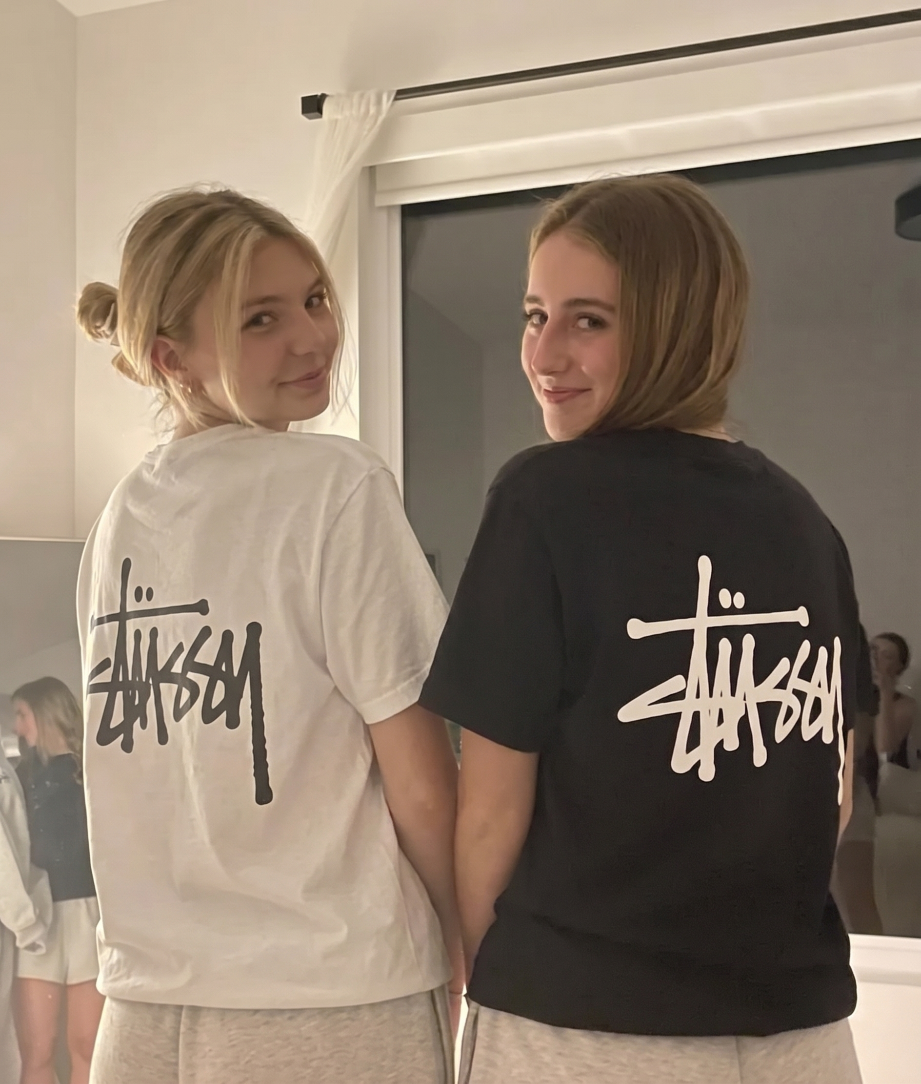 Black Sırt Graffiti Logo Oversize T-shirt