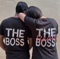 Black Sırt The Boss Oversize T-shirt
