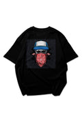 Black Skull Maske Oversize T-shirt