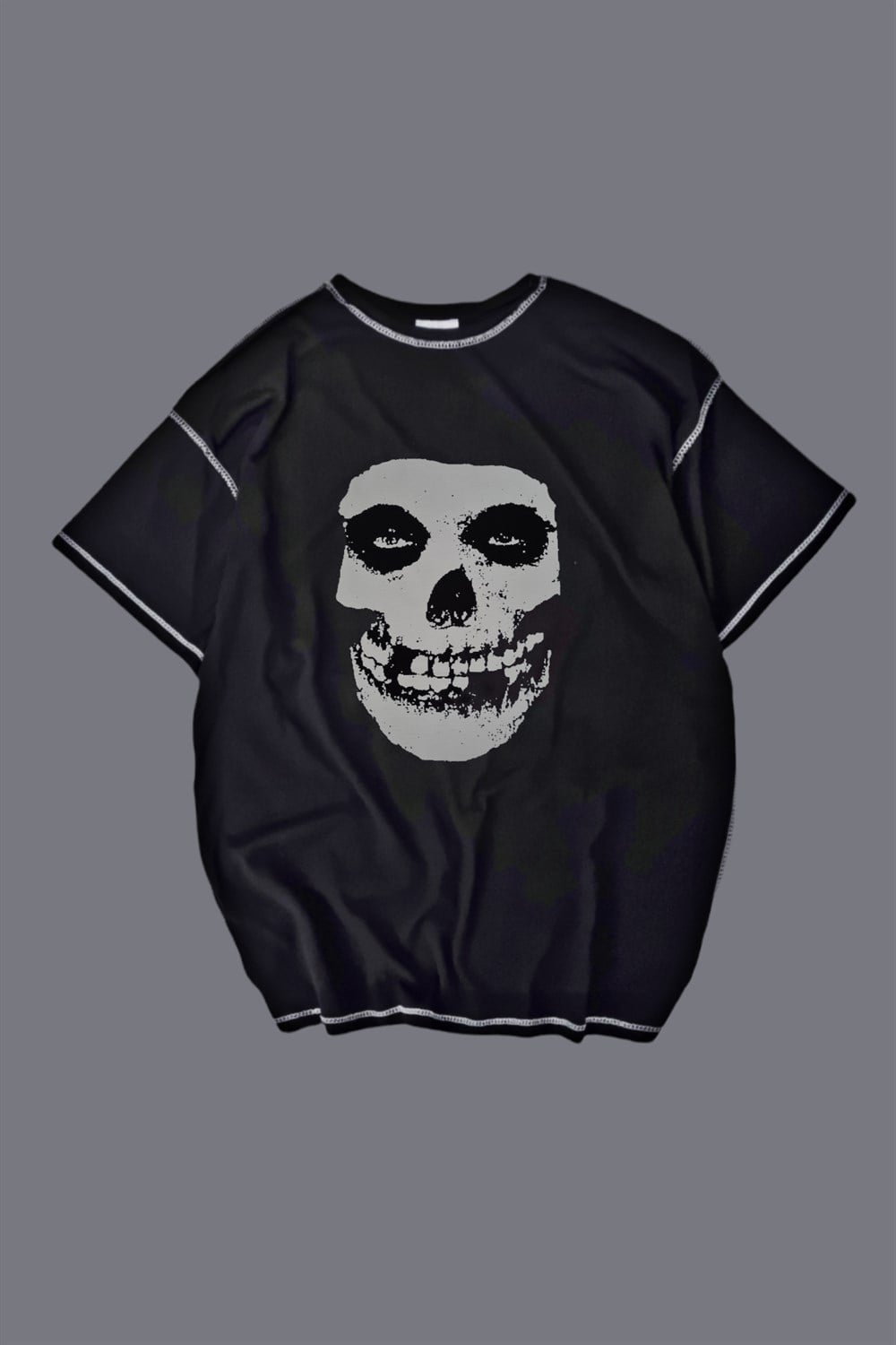 Black Skull Oversize T-shirt