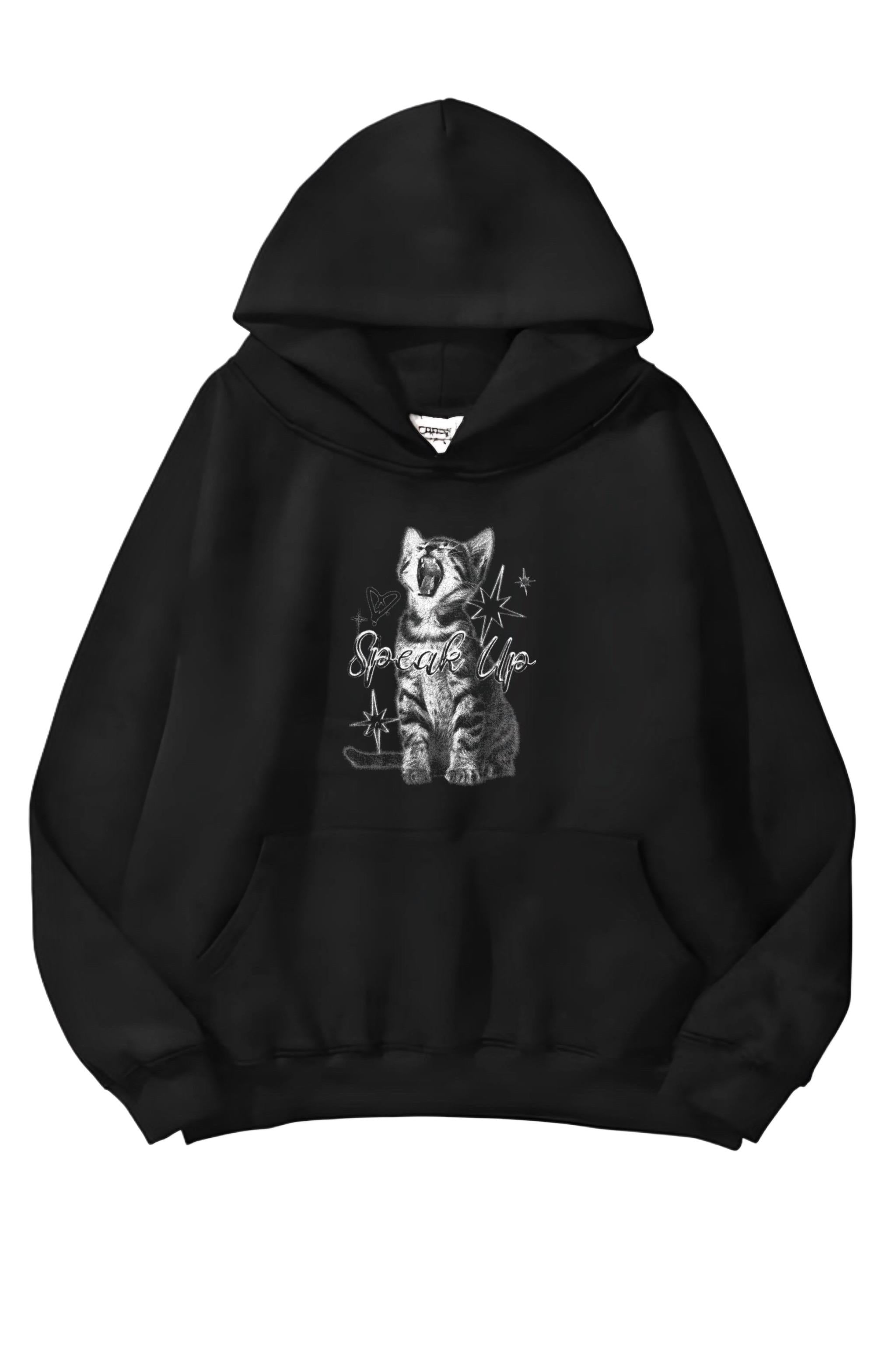 Black Speak Up 3 iplik Oversize Sweatshirt