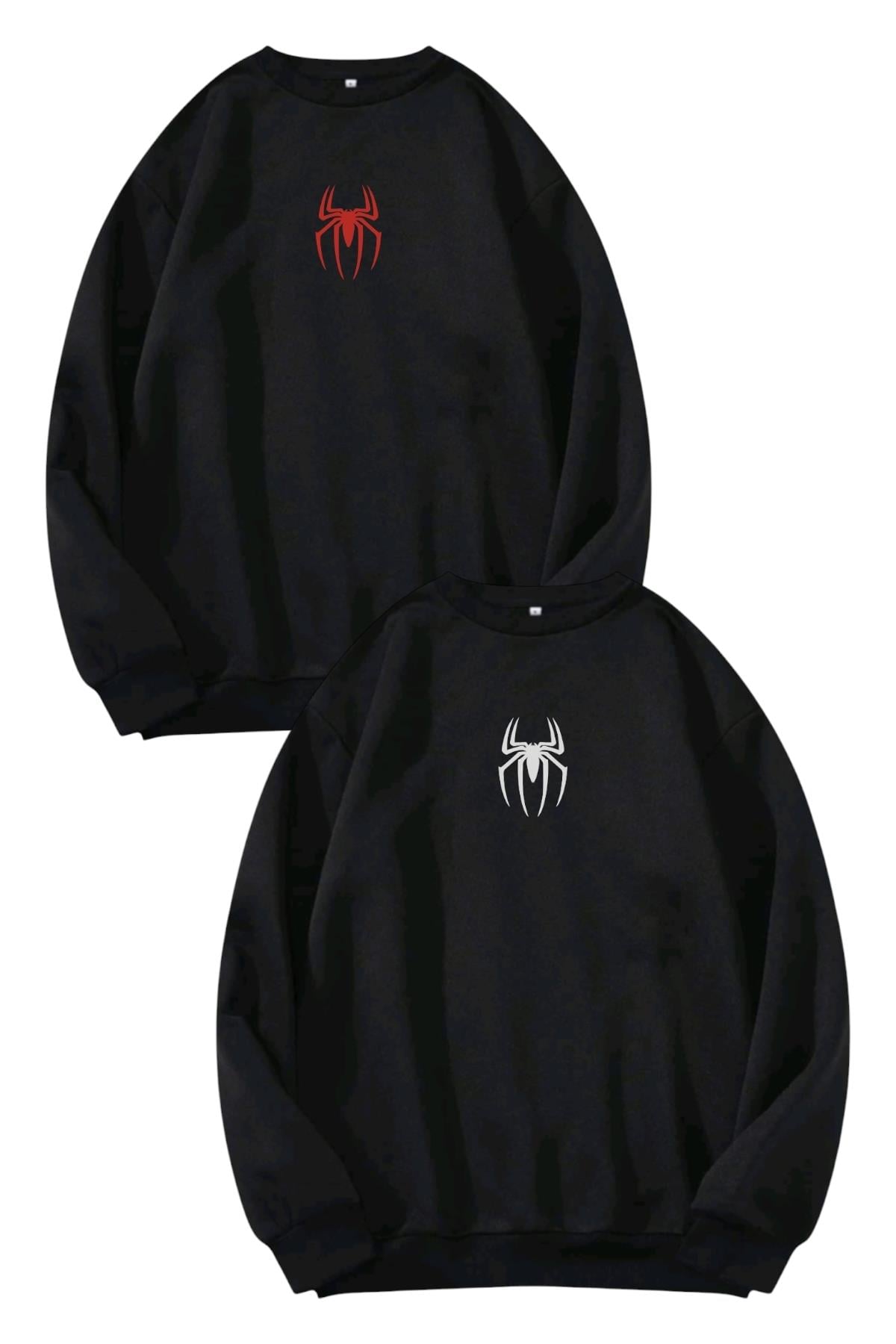 Black Spider Oversize Sweatshirt