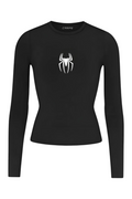Black Spider Uzun Kol Tam Boy Bluz