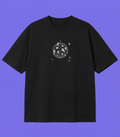 Black Taşlı Disco Oversize T-shirt