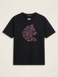 Black Taşlı Tiger Oversize T-shirt
