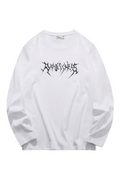 Black Text Sweatshirt