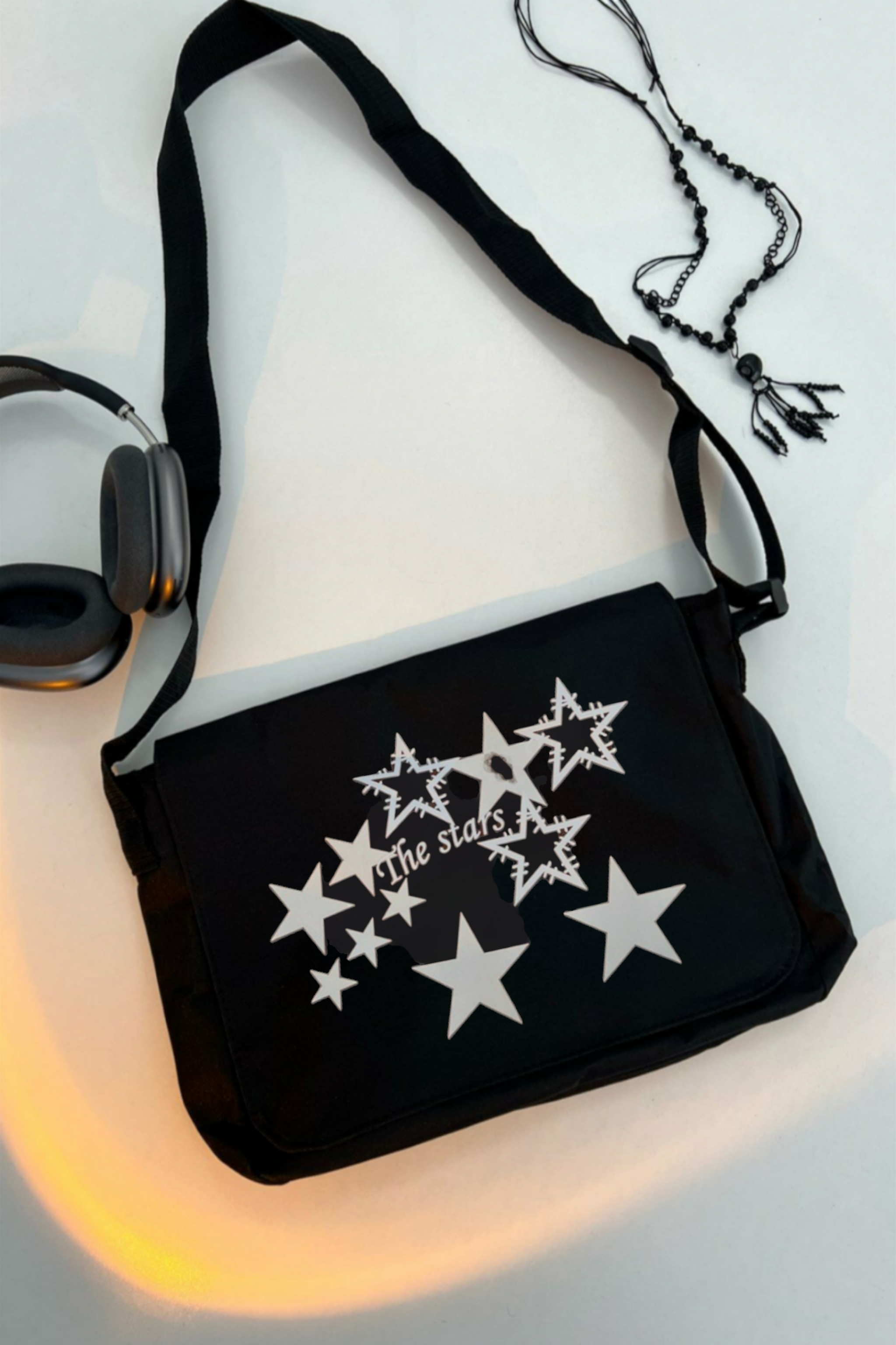 Black The Stars  Postacı Çantası