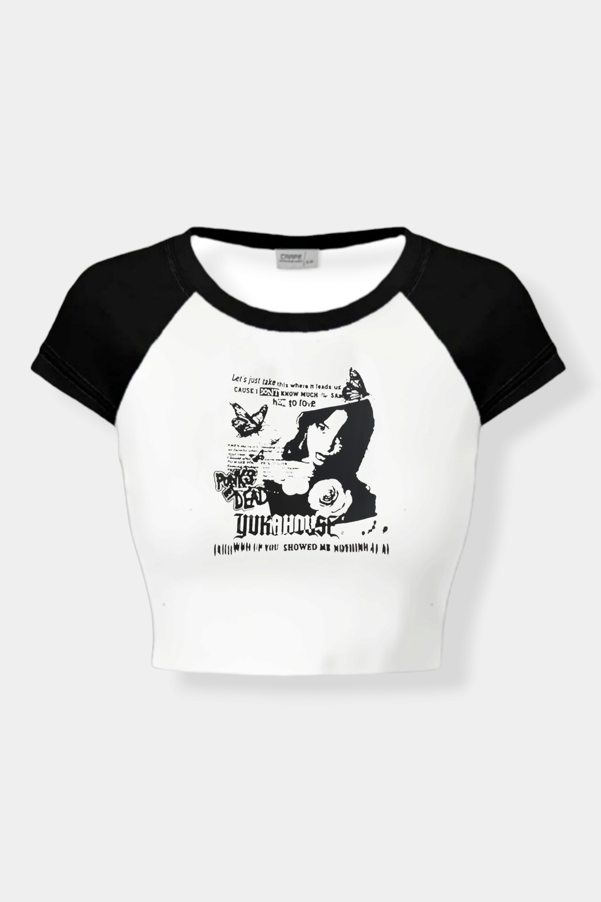 Black White Punks Crop