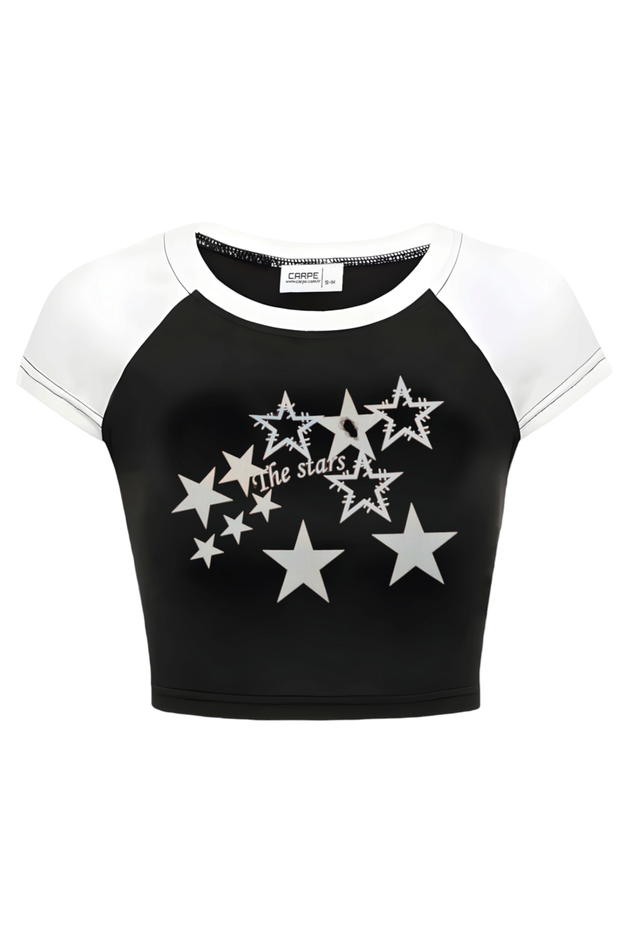 Black White The Stars Crop
