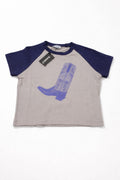 Blue Boots Reglan Crop