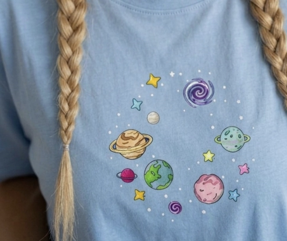 Blue Galaxy Oversize T-shirt