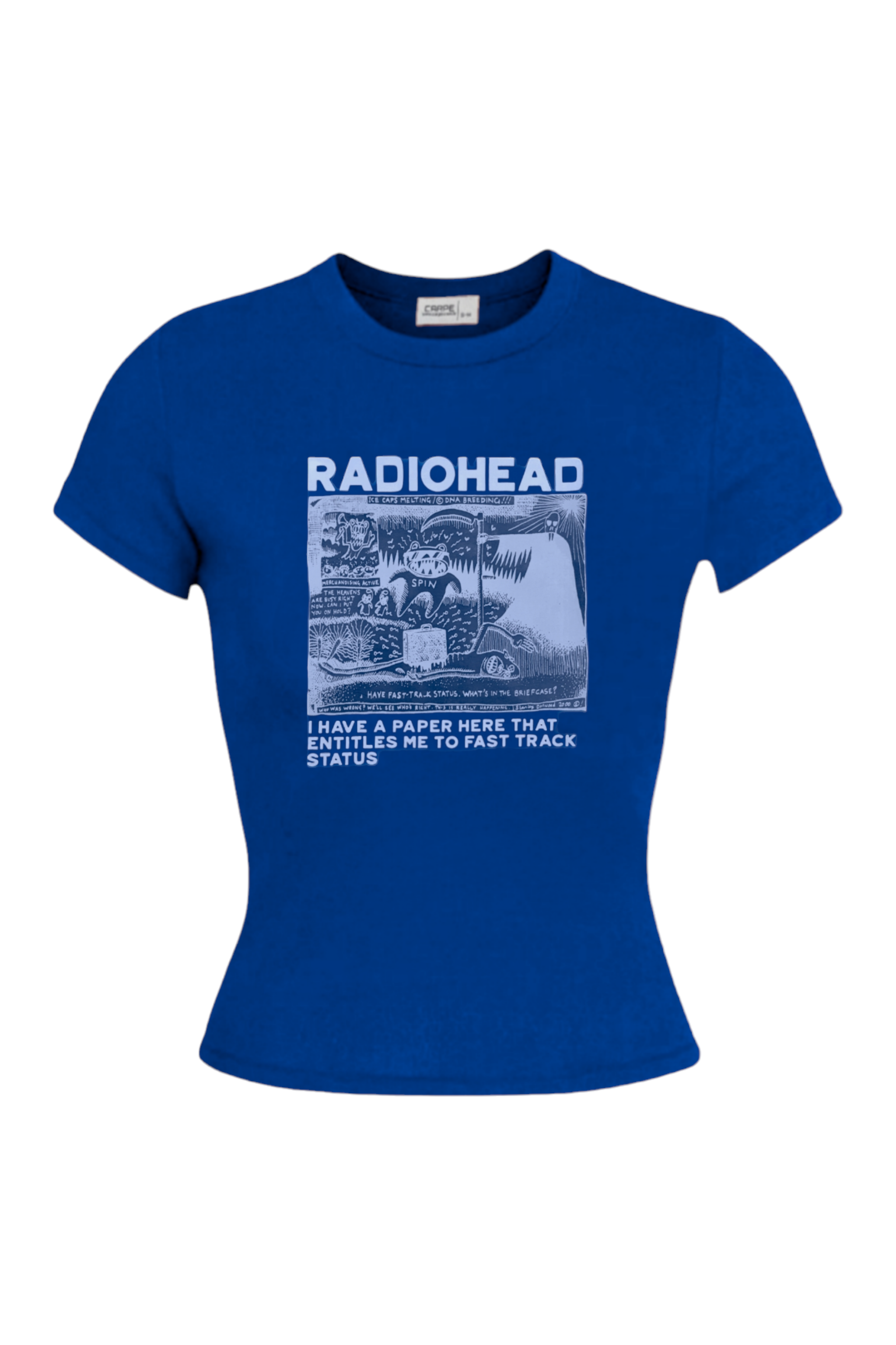 Blue Radiohead Tam Boy Bluz