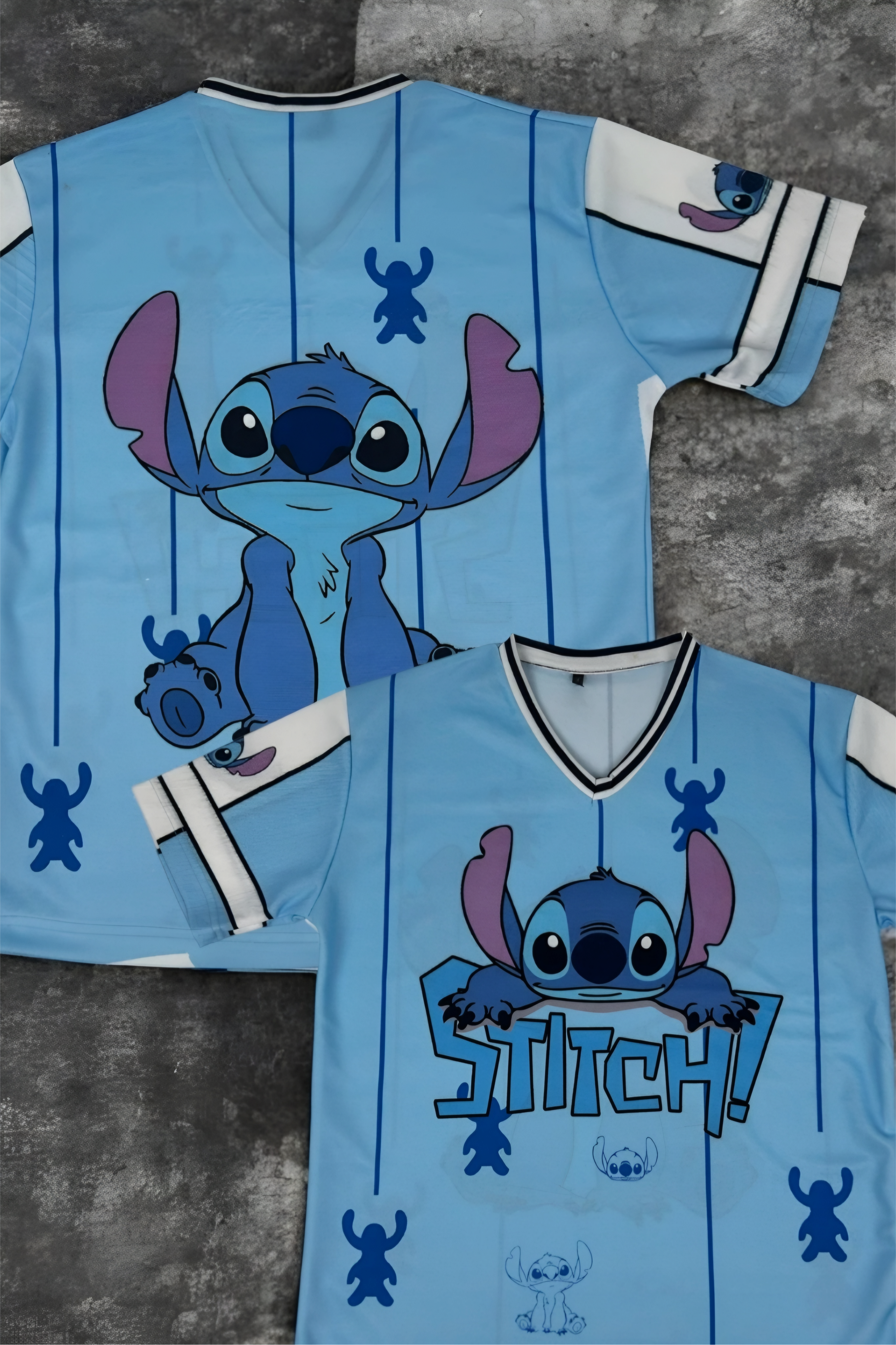 Blue Stitch Jersey T-shirt