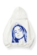 Blue Women 3 İplik Oversive Sweatshirt