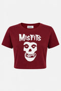 Bordo Misfist Crop T-shirt