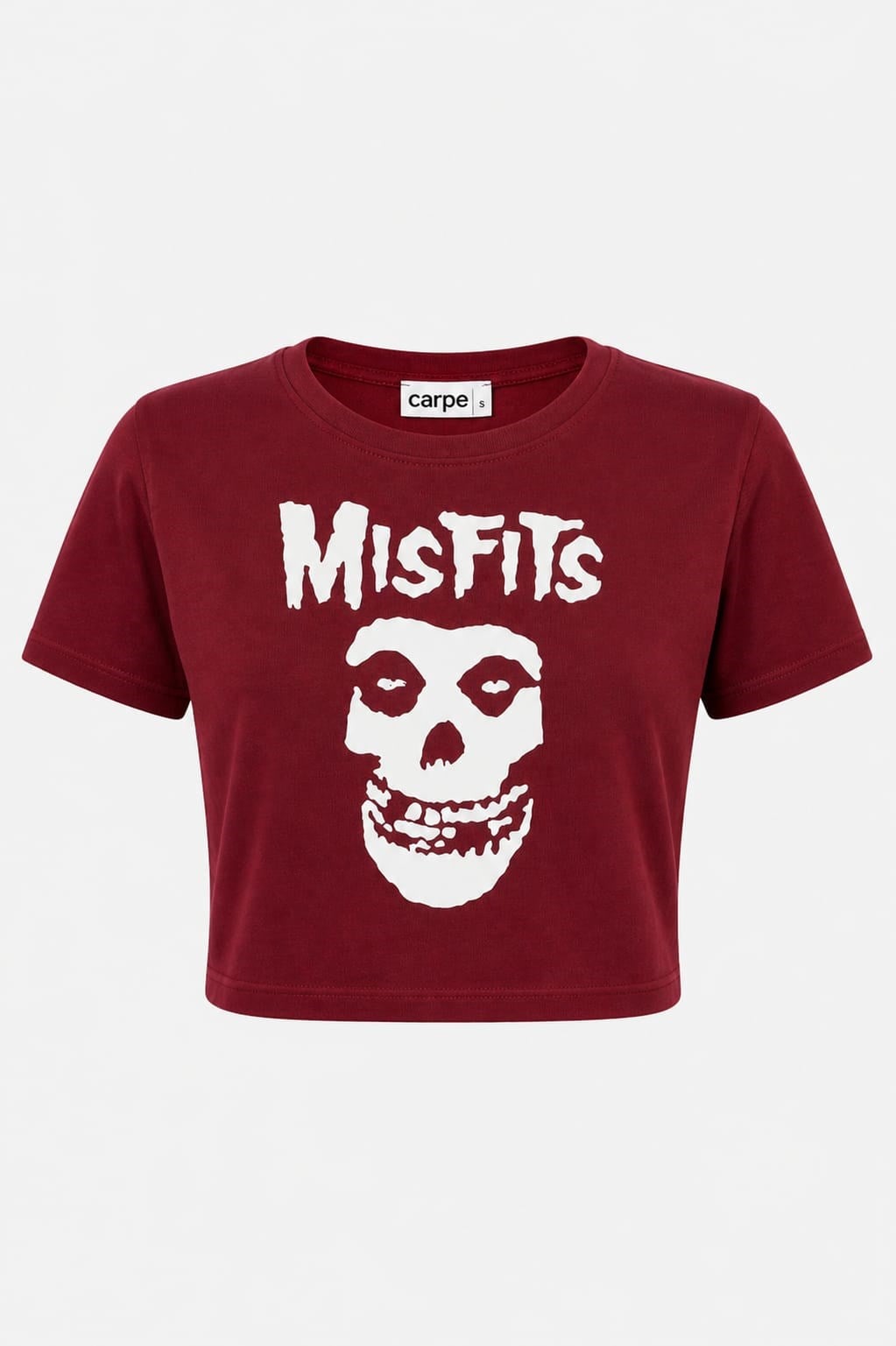 Bordo Misfist Crop T-shirt
