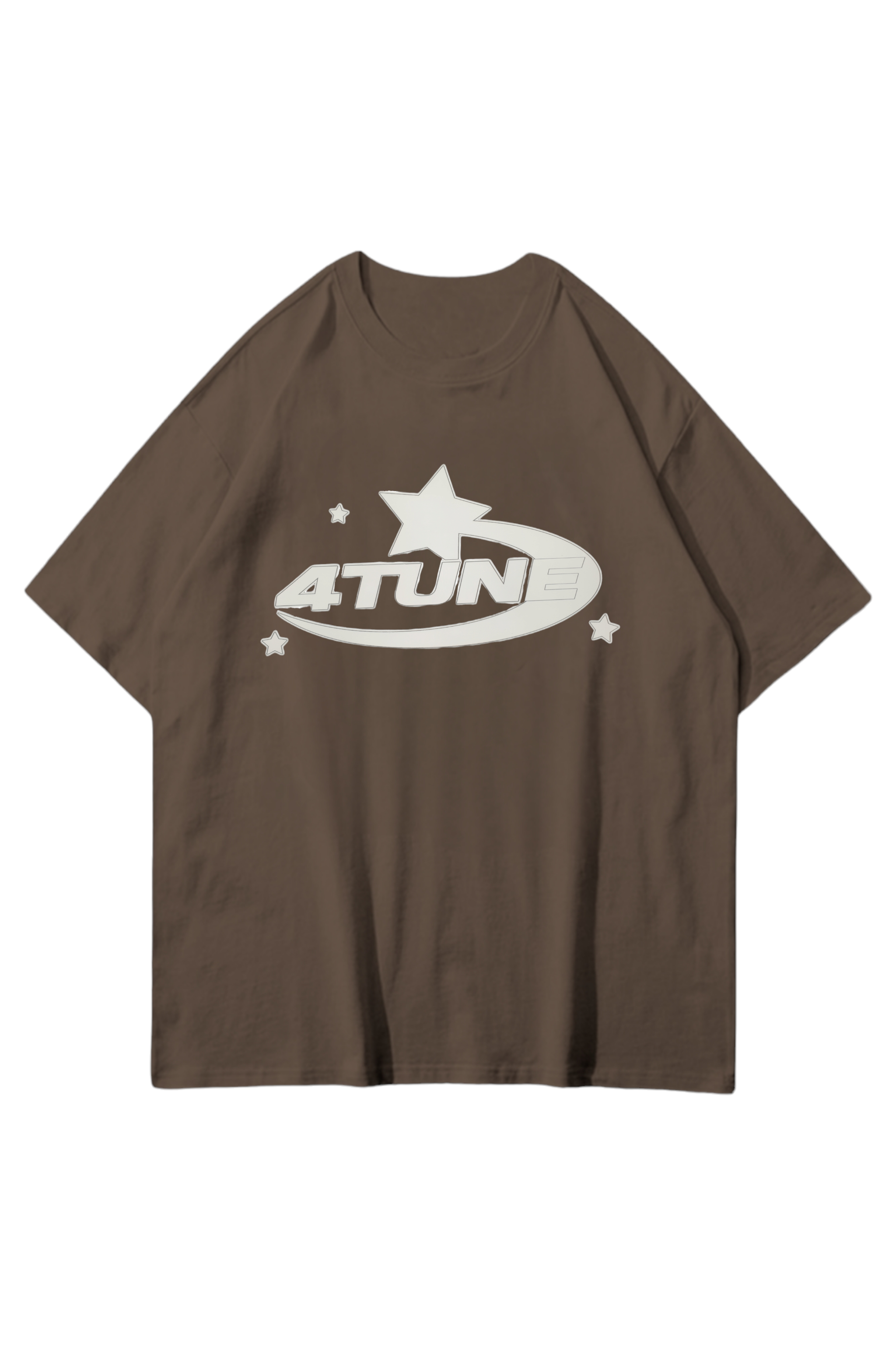 Brown 4 Tune Oversize T-shirt