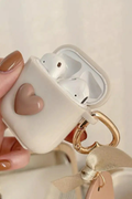 Brown Heart Airpods Kılıfı